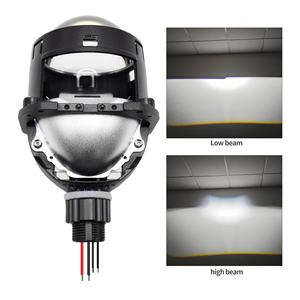 Chenlang <span class=keywords><strong>prix</strong></span> usine 110w 11000LM 6500k 3570 puces projecteurs ampoule feux de croisement et feux de route Bi Led projecteur lentille 2.5 pouces phare - Product Image 4