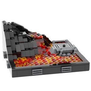 MOC2058-Juego de bloques de construcción para niños, juguete de construcción con ladrillos para duelo en Mustang i have the highground, Obiwan, Anakin Skywalker, compatible con bloques de marca - Product Image 2