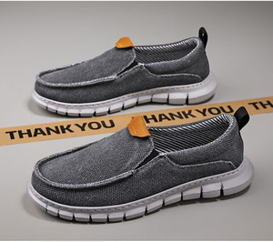 รองเท้าผ้าใบสำหรับผู้ชาย - รองเท้าผ้าใบผู้ชายแบบชิ้นเดียวที่ระบายอากาศได้ดีและมีสไตล์ลำลอง เหมาะสำหรับเดิน รองเท้าผ้าใบแฟชั่น - Product Image 4