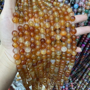 Gemya bán buôn Chất lượng cao tự nhiên Carnelian mã não đỏ lỏng tự nhiên hạt đối với trang sức làm DIY - Product Image 2