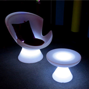 Chaise longue en plastique <span class=keywords><strong>de</strong></span> luxe Table d'appoint Hôtel Table d'extérieur Bronzage Rebord <span class=keywords><strong>de</strong></span> piscine Table ronde latérale - Product Image 5