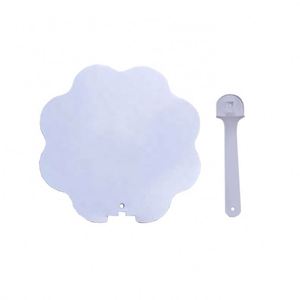 DIY Logo Customized Design Graduation <b>Double</b> Sided 17.5x17.5cm <b>Photo</b> <b>Frame</b> Fans Sublimation Blank Plastic Flower Shape - Product Image 4