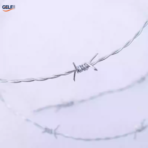 ม้วนลวดหนามชุบสังกะสีแบบจุ่มร้อน200เมตรทำจากสแตนเลสเกจ12 - Product Image 2