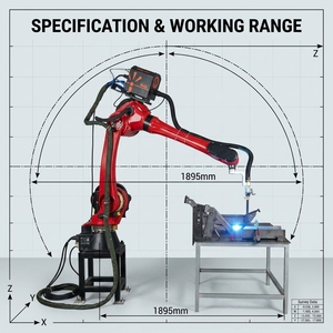 Robot industriel à 6 axes BORUNTE BRTIRUS1820A, charge utile de 20 kg, portée de 1895 mm, pour soudage et préhension - Product Image 4