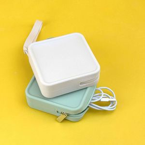 Portable Waterproof Silicone Cosmetic Bag <b>Small</b> Square Coin <b>Purse</b> Wallet Zipper for Kids Key Storage - Product Image 5