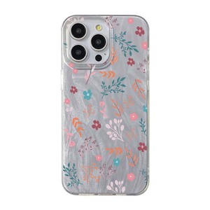 Funda Protectora para Teléfono Móvil con Estampado de Hojas y Flores, Diseño de Seda Plateada, para <span class=keywords><strong>iPhone</strong></span> 8, X, <span class=keywords><strong>Xr</strong></span>, Xs Max, 11, 12, 13, 14, 15, 16, 17, Air, <span class=keywords><strong>Precio</strong></span> Económico - Product Image 6
