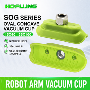 Special Elliptical Concave Vacuum Suction Cup SOG15x40 SOG35x100 Cylinder Compatible <b>Rubber</b> <b>Product</b> - Product Image 1