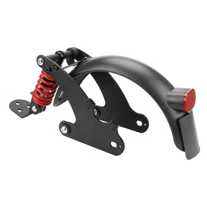 Amortisseur arrière en aluminium rouge version Pro avec feu arrière pour trottinette électrique taille standard Pro/Pro2 - Product Image 1