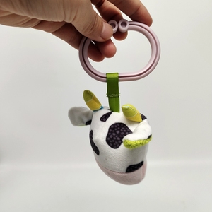 Cuna colgante con logotipo personalizado para bebé, cochecito <span class=keywords><strong>de</strong></span> bebé, cama colgante, juguetes calmante con sonajero, muñeca con precio barato - Product Image 3