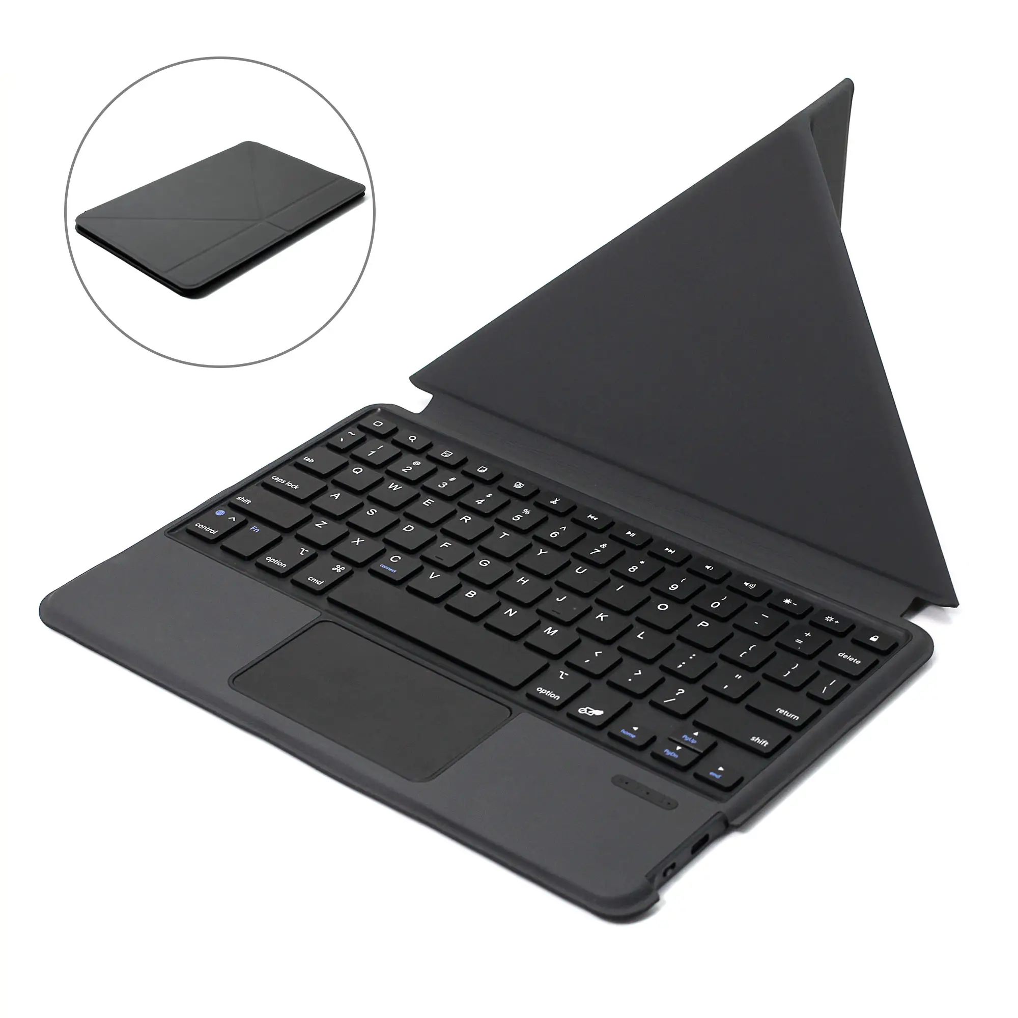 New Origami Universal Detachable Case Compatible Tablets Phones Wireless Keyboard Cover Case For iPad Samsung Huawei Tablet