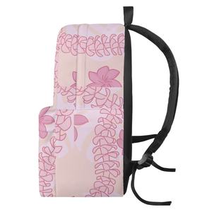 Sac à dos scolaire personnalisé de 15 pouces pour enfants, antivol, en polyester, à fermeture éclair, grande capacité, motif fleur d'hibiscus Puakenikeni <span class=keywords><strong>Aloha</strong></span> - Product Image 2