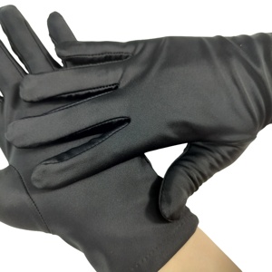 Guantes personalizados de nailon negro para joyería, guantes sin polvo para inspección de relojes y telas - Product Image 2