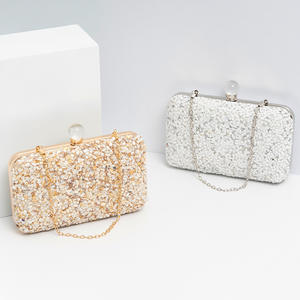 2025 luxe cristal brillant arc-en-ciel coquille diamant sac de soirée marques <span class=keywords><strong>c</strong></span>élèbres sacs à main strass fête mariage sac nouveau Sac <span class=keywords><strong>tendance</strong></span> - Product Image 4