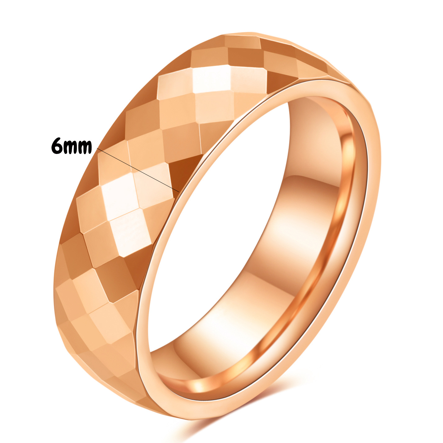 6mm Rose Gold