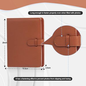 <span class=keywords><strong>Album</strong></span> <span class=keywords><strong>photo</strong></span> Kpop coréen de 3 pouces en cuir PU, style naturel, 108 pochettes, mini-galerie <span class=keywords><strong>photo</strong></span> EVO - Product Image 5