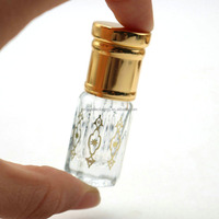 Flacon de parfum de luxe vide coloré de 6ml, dubaï, arabe, moyen-orient, rouleau Attar, huile, bouteilles en verre