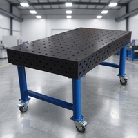 Système de table de soudage 3D modulaire extensible avec plateforme trempée au nitruage pour des travaux de fabrication métallique de haute précision