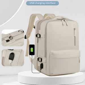 Large Capacity Waterproof Laptop Backpack Custom Logo Men's <b>Anti</b> <b>Theft</b> Oxford <b>Bag</b> Casual Zipper for Outdoor Business Travel - Product Image 2