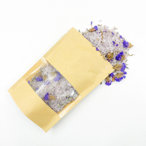 OED's Own Brand Kraft Paper Remaking Salt Himalayan Pink Salt and Flower para la limpieza del cuerpo Purificación DE LA PIEL Mineral-Enriquecido - Product Image 5