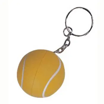 Pu Foam Mini Tennis Anti Stress Bal Speelgoed Met Sleutelhanger