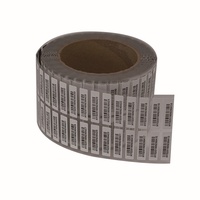 Matériaux d'étiquetage vulcanisants de 125 microns, découpe personnalisée, étiquette de code-barres pour pneus haute température