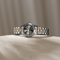 Jam Tangan Mewah Gohuos 7812 untuk Wanita, Elegan, Tahan Air, Jarum Bercahaya, Quartz, Baja Anti Karat, Jam Tangan Olahraga Wanita, Reloj