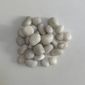 Ciottoli Bianchi Lucidi Premium per Giardino, <span class=keywords><strong>Pietre</strong></span> di Marmo Bianco Neve per Paesaggistica <span class=keywords><strong>e</strong></span> Pavimentazione Decorativa Esterna - Product Image 2