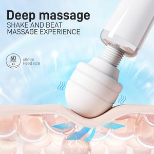 AV Wand Vibrator Massage gerät Zauberstab Handheld Vibrator Persönliches Massage gerät 20-Gang <span class=keywords><strong>Wireless</strong></span> USB Wiederauf lad bares Sexspielzeug für Erwachsene für Frauen - Product Image 3