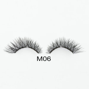 Nouvelles extensions <span class=keywords><strong>de</strong></span> <span class=keywords><strong>cils</strong></span> naturelles noires <span class=keywords><strong>magnétiques</strong></span> douces réutilisables Yalee faites à la main avec applicateur 8-15MM Courbure C/D - Product Image 6