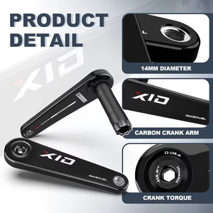RACEDUEL Manivelle de vélo en fibre de carbone 165mm 170mm, manivelle de vélo de route en carbone, axe 29mm, couronne de vélo de route ultralégère pour <span class=keywords><strong>EASTON</strong></span> - Product Image 2