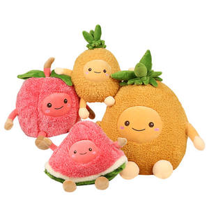 Versand bereit 30cm Pink Orange Toy Party Dekoration Geburtstags geschenk Super Cute Fruit Soft Stuffed Fruit Plüsch tier - Product Image 1