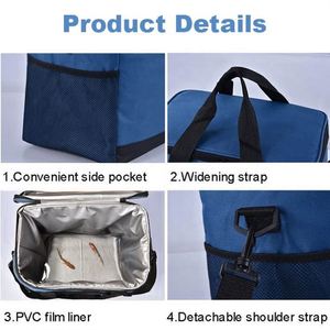 Factory Price Custom Insulated Food Can Soft Cooler Bags Multi-functional Picnic Waterproof Thermal Cooler Bags With Strap - Product Image 2