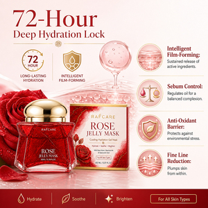 <span class=keywords><strong>Mascarilla</strong></span> Facial de Agua de Rosas con Niacinamida y Oligopéptidos, Sin Sulfatos, Hidratante, Reafirmante, Reparadora, Calmante - Product Image 5