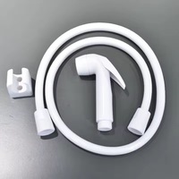 Qiying Ensemble de bidet transfrontalier le plus vendu, pistolet de pulvérisation ABS pour toilettes, nettoyeur de salle de bain portable, douchette à pression, effet pluie
