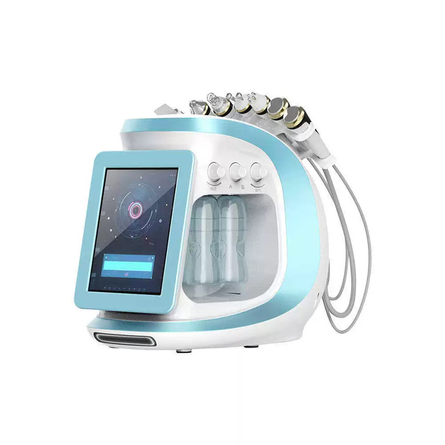 Litian New Smart Ice Blue 8-in-1 Second Generation Hydrogen Oxygen Small Bubble Oxygen Jet Facial Skin Management Machine