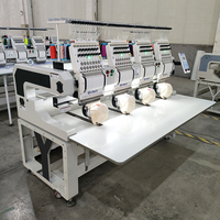 Nouvelle machine à broder informatisée Gensen 45x40cm à 4 têtes, 12/15 aiguilles, 1200 tr/min, haute précision, pour broderie de monogrammes, idéale pour la confection d'Agbada à usage domestique