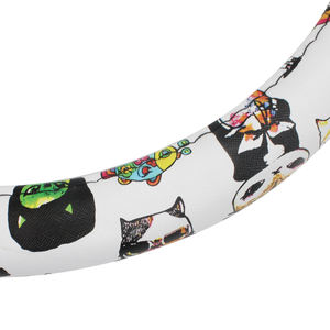 <span class=keywords><strong>Volant</strong></span> universel <span class=keywords><strong>MOMO</strong></span> 340mm en alliage de polyuréthane avec housse en PU en fourrure BK - Product Image 3