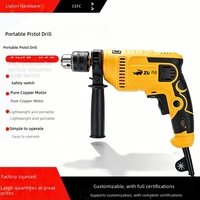 Perceuse à percussion électrique 500W, mandrin sans clé 13mm, outil électrique OEM pour perçage de murs en béton
