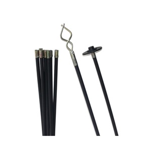 Juego de herramientas de limpieza de tuberías con cepillo de disco, cerdas de nailon de 0,5 mm, kit de desobstrucción multifuncional ajustable para tuberías de alcantarillado - Product Image 4