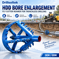 Fraiseuse à disque pour forage directionnel horizontal, ouvre-trou rotatif pour l'installation de conduites souterraines