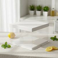 Boîtes cadeaux pour gâteaux et pains en PET transparent pliables de haute qualité avec logo personnalisé en gros