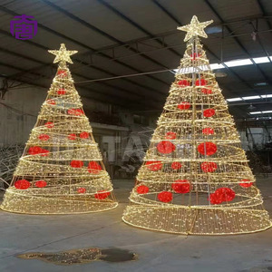 Decoración de Luces para Árbol de Navidad Preensamblada para una Instalación Eficiente en Grandes Proyectos de Iluminación Navideña - Product Image 2