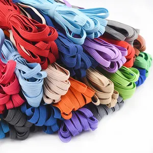 12mm Knitted Textile Polyester Rubber Elastic Bands For Girls Hair Bands With Several Comfortable Colors Webbing Strap Braided