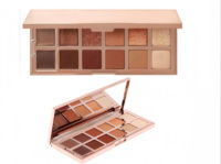 Palette de fards à paupières de luxe imperméable, vente chaude, marque privée, maquillage naturel longue tenue, fini scintillant et mat, fard à paupières végétalien, vente en gros