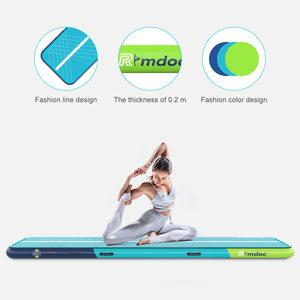 Esteras de gimnasia plegables de buena calidad, pista de aire, bomba de pista de caída, barata - Product Image 4