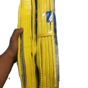 Cable de tela de grúa de carga de 3 toneladas, eslinga de telaraña verde de 7,5 cm, seguro duradero, 5:1, factor de seguridad, patrón plano, poliéster, necesidades de elevación de carga - Product Image 1