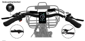 Triciclo de Carga para Mascotas de Alta Calidad con Cesta Grande, Triciclo Eléctrico Familiar de Tres Ruedas, Bicicleta Eléctrica de Carga - Product Image 5