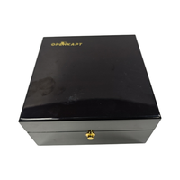 Boîte cadeau carrée noire personnalisée avec design transparent moderne, boîte à bijoux intérieure en EVA, boîte de rangement, boîte cadeau de luxe