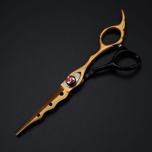 Tijeras de Peluquería Profesionales de Acero Inoxidable con Punta Afilada, Color 6.0, para Adelgazar el Cabello, Herramienta de Belleza Personalizada - Product Image 4