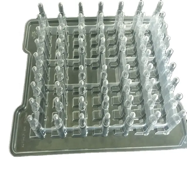 custom electronic plastic clamshell antistatic blister tray